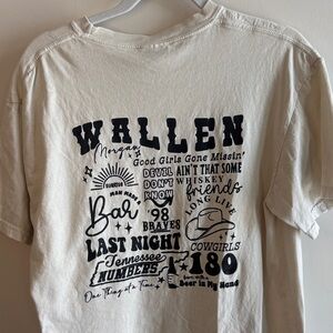 MW Cream Graphic Short-Sleeve Concert Tee